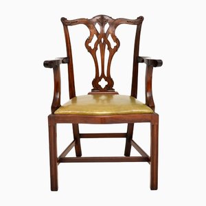 Antique Chippendale Carver Dining Chairs, 1890s, Set of 10