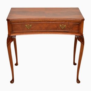 Antique Console Table in Flame Wood, 1950s