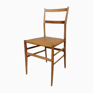 Model Superleggera Dininging Chair by Gio Ponti for Cassina, Italy, 1960s, Set of 6