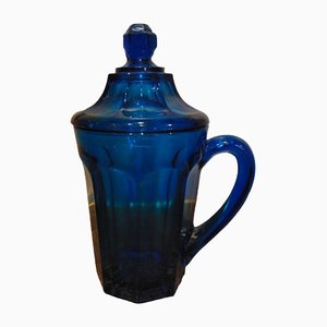 Cobalt Glass Mug, 1890s