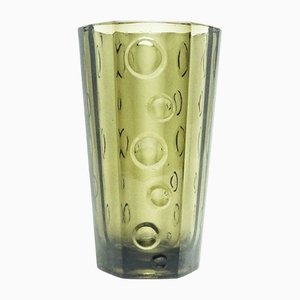 Jarrón Soda de Jan Sylwester Drost para Ząbkowice Glassworks, años 70