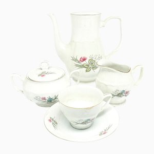 Coffee Set from Porcelain Factory Bogucice, Poland, 1960s, Set of 15