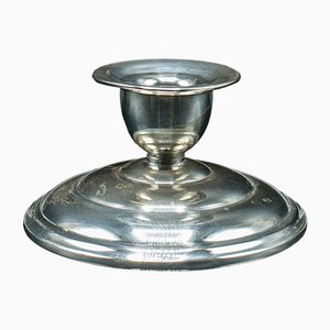 Antique English Silver Plate Candleholder from Parsons, 1890s