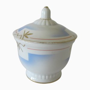 German Porcelain Jar in Art Deco Style by Eschenbach Bavaria