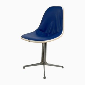 Elektrischer Blauer La Fonda Stuhl von Charles & Ray Eames für Herman Miller, 1960er