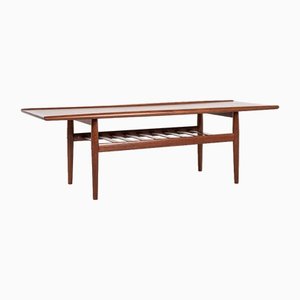 Large Danish Large Coffee Table in Teak by Grete Jalk for Glostrup, 1960s