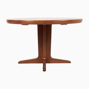 Round Danish Dining Table in Teak from VV Møbler, 1960s