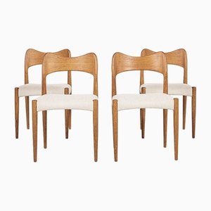 Danish Dining Chairs by Arne Hovmand Olsen, 1960s, Set of 4