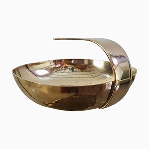 Vintage Handmade Brass Bowl, Italy, 1970s