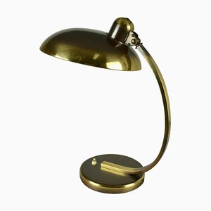 Lámpara de mesa modernista de latón atribuida a Christian Dell para Kaiser, años 30