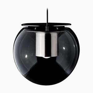 Large The Globe Suspension Lamp in Nickel by Joe Colombo for Oluce