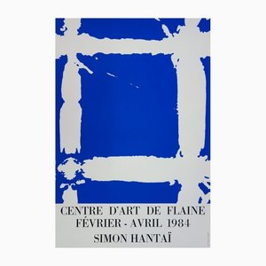 Simon Hantai, Tabula Bleue, 1984, Original Screenprint