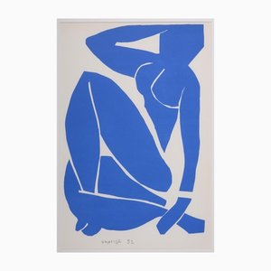 Nach Henri Matisse, Nu Bleu III, 1958, Lithografie auf Papier