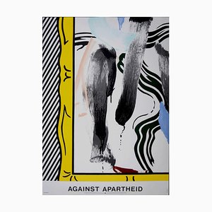 Roy Lichtenstein, Against Apartheid, 1983, Lithograph Poster