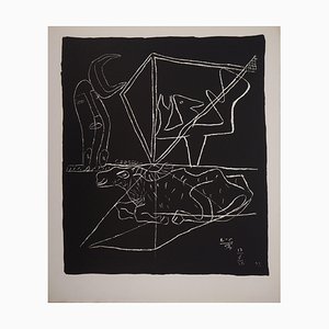 Le Corbusier, Surrealist Dream of the Bull, 1964, Litografia originale