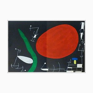 Joan Miro, Composición, 1967, Litografía