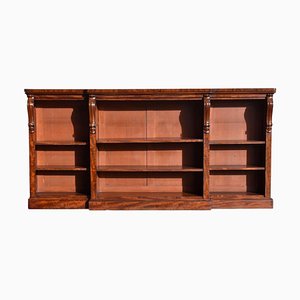 Victorian Open Bookcase in Mahogany, 1840