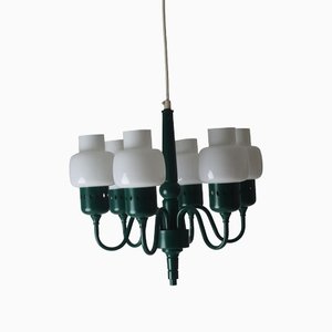 Green Ceiling Lamp Modell T-526 by Hans-Agne Jakobsson for Hans-Agne Jakobsson Ab Markaryd, 1950s