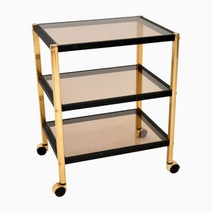 Vintage French Brass Drinks Trolley by Erard, 1960s