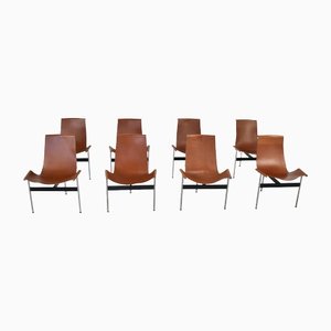 Italian T-Chairs by William Katavolo, Kelley and Littell for ICF de Padova, 1960s, Set of 8