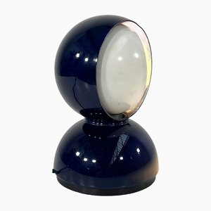 Mitternachtsblaue Eclisse Tischlampe von Vico Magistretti für Artemide, 1960er