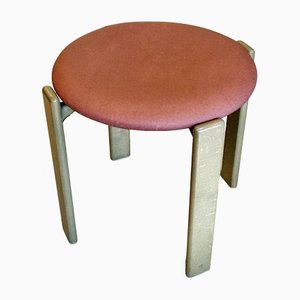 Pinker Hocker von Bruno Rey für Dietiker, Schweiz, 1970er