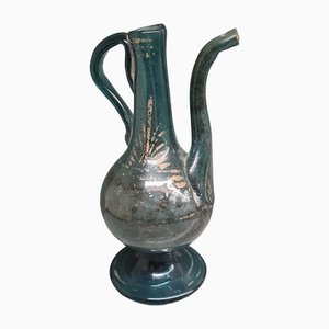 Jarra bohemia de vidrio, década de 1800