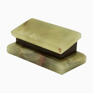 Vintage Parchment Pillbox, 1950s