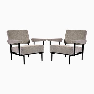 Poltrone FM07 serie Japan di Cees Braakman per Pastoe, Paesi Bassi, anni '50, set di 2