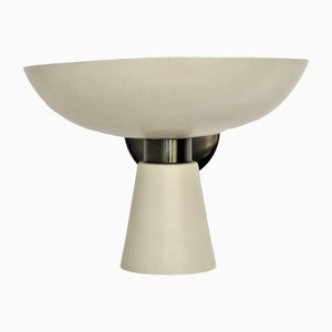 Diabolo Wandlampen aus Weißem Metall und Bronziertem Stahl von Stilnovo, 1960er, 2er Set