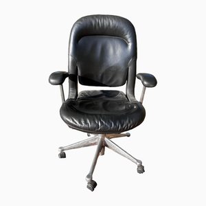 Office Armchair in Leather from Herman Miller