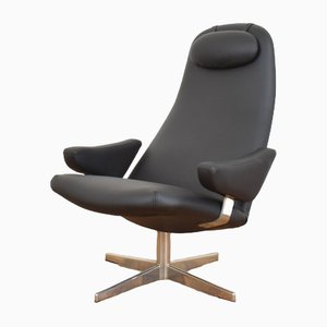 Mid-Century Contourette Roto Swivel Chair by Alf Svensson for Dux, 1960s