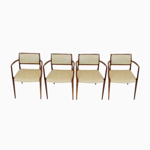 Stühle von Niels Otto (NO) Møller für JL Møllers, 1960er, 4er Set