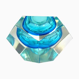 Submerged Murano Glass Ashtray in the Style of Flavio Poli