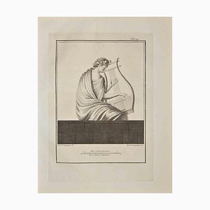 Ferdinando Campana, Spieler, Radierung, 18. Jh