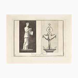 Francesco Cepparoli, Antike Römische Szene, Radierung, 18. Jh