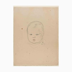 Hermann Paul, Dessin d'Enfant, Crayon & Pastel, Début 20ème Siècle