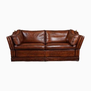 Leather 2.5-Seater Castle Sofa