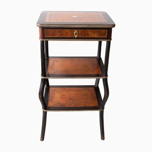 Antique French Seamstress Side Table