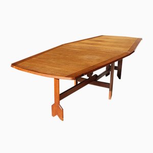 Portfolio Dining Table attributed to Guillerme Et Chambron for Votre Maison, 1960s