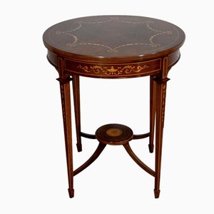 Louis XVI Style Mahogany Tea Table, 1910s