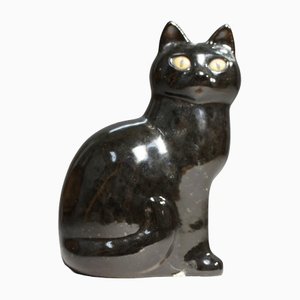 Black Cat in Ceramic by Lisa Larson. , Unkns