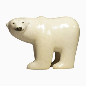 Lisa Larson, Polar Bear in Ceramic, 1970s, Stoneware