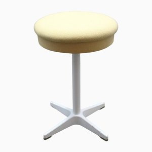 Fabric and Metal Stool, 1970s