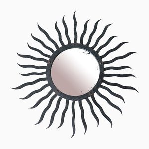 Specchio a forma di sole nero, anni '50