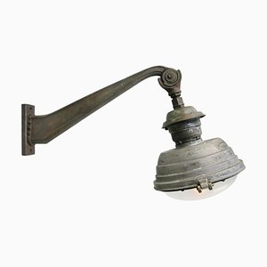 Industrielle französische Vintage Vintage Straßenlampe aus Kupfer & Gusseisen von Eclatec
