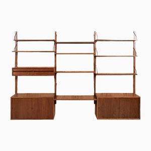 Royal Wall System in Teak attributed to Poul Cadovius, Denmark, 1960s