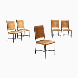 Vintage Dining Chairs, 1960s, Set of 5