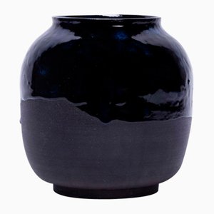Vintage Drip Glaze Vase from English Studio Drip, 1970s