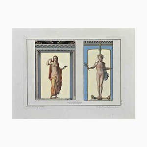 Vanni Delin, Antike Römische Fresken, Radierung, 18. Jh